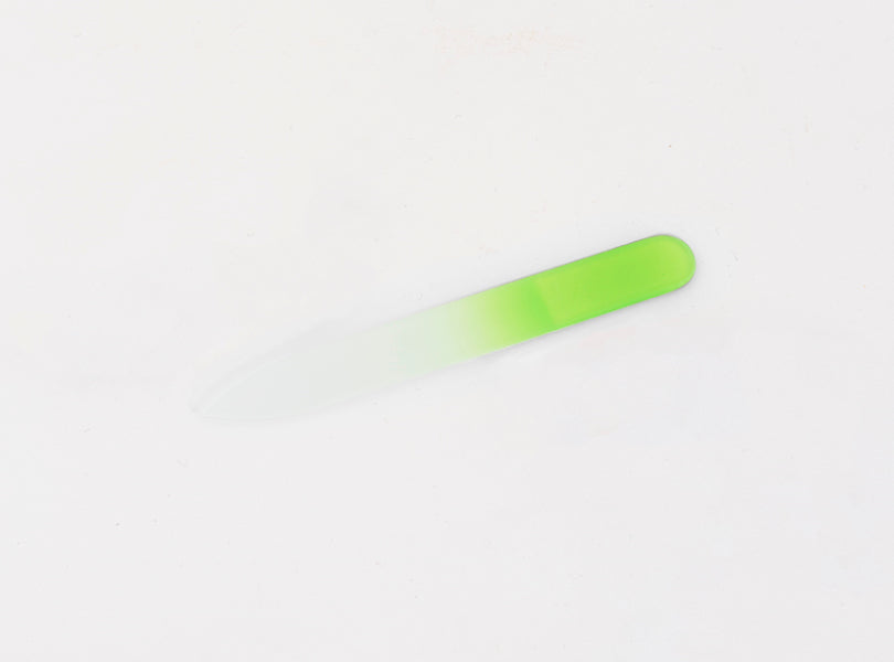 FINIGRANA glass nail file 90mm green