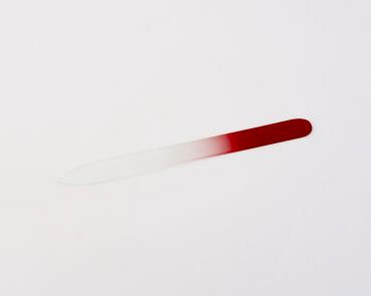 FINIGRANA glass nail file 140mm red