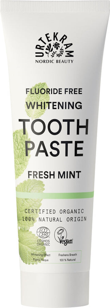 URTEKRAM Toothpaste Fresh Mint nat. white