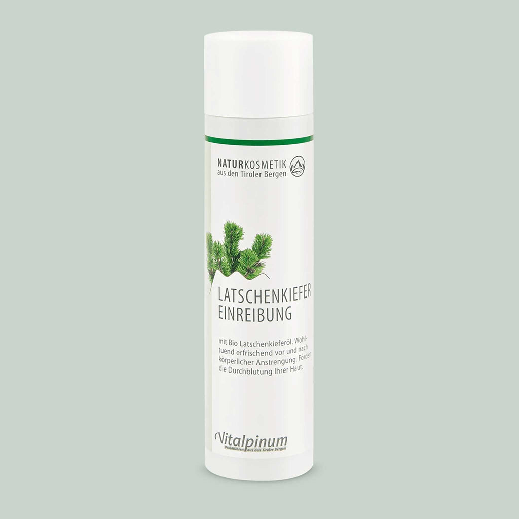 Latschenkiefer Einreibung Unterweger – Naturkosmetik bei Muskelverspannung & körperlicher Belastung