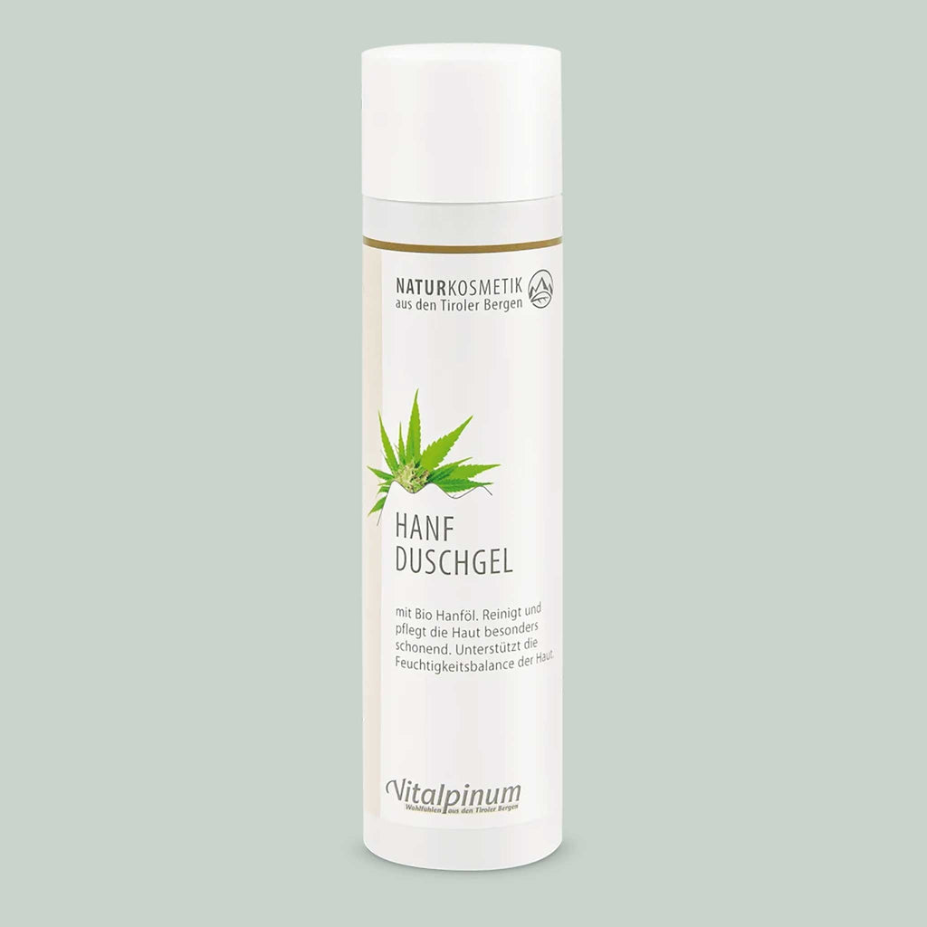 Unterweger Gel douche au chanvre 250ml – Cosmétique naturelle à l'huile de chanvre et à l'huile de citron pour un soin doux des peaux sensibles