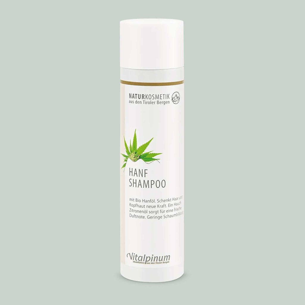 Unterweger Hanf Shampoo 235ml – Naturkosmetik mit Hanföl & Zitronenöl zur Pflege von Haar & empfindlicher Kopfhaut