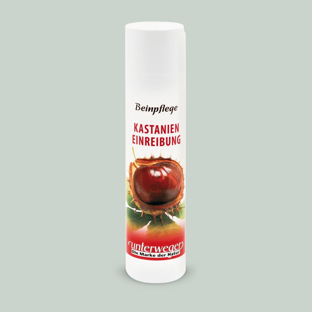 Lotion jambes Marron d'Inde pour jambes lourdes & fatiguées – soin rafraîchissant au marron d'Inde | Unterweger 250ml