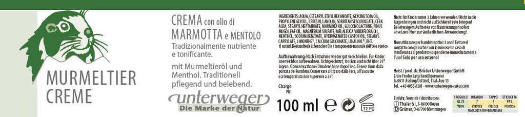 Crème à la graisse de marmotte d'Unterweger – Le pouvoir nourrissant des herbes des Alpes
