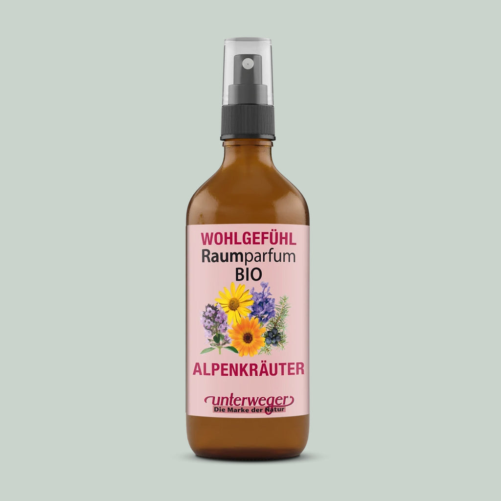 Parfum d'ambiance BIO aux herbes alpines Unterweger – Fraîcheur naturelle aux huiles essentielles