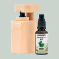 Parfum d'ambiance au pin cembro Unterweger – Parfum naturel avec huile de pin cembro bio dans un diffuseur en bois pour rafraîchir naturellement la pièce