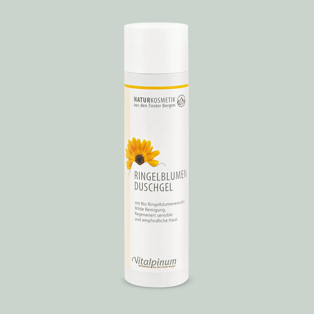 Ringelblumen Duschgel Unterweger – Naturkosmetik mit Calendula für empfindliche & sensible Haut