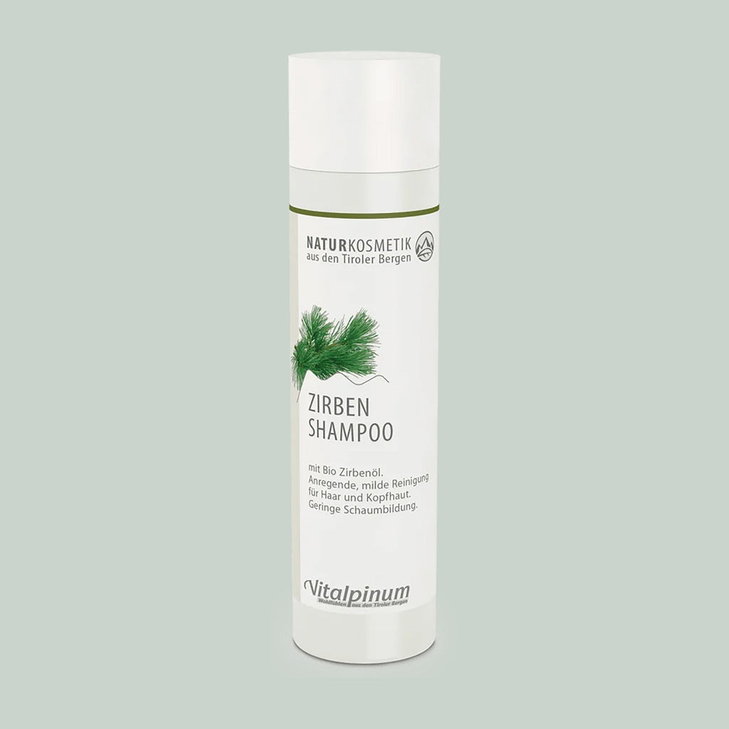 Zirben Shampoo mit Bio Zirbenöl – mildes & pflegendes Shampoo für Haare | Unterweger 235ml
