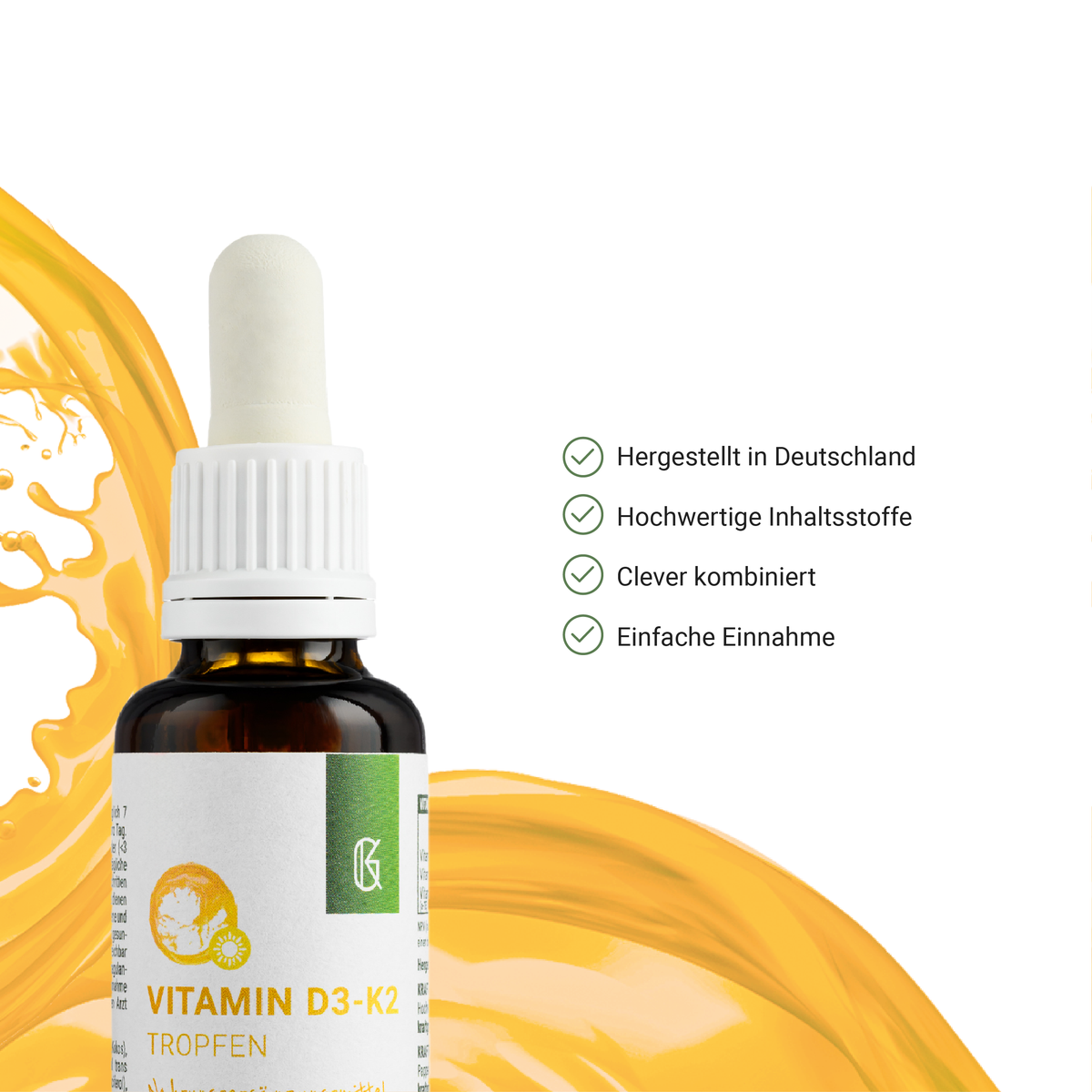 Vitamine D3/K2 végane