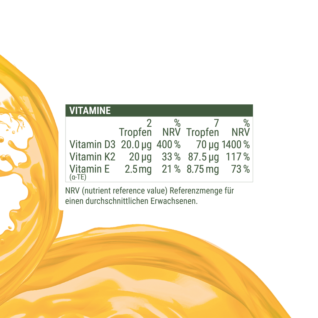 Vitamine D3/K2 végane