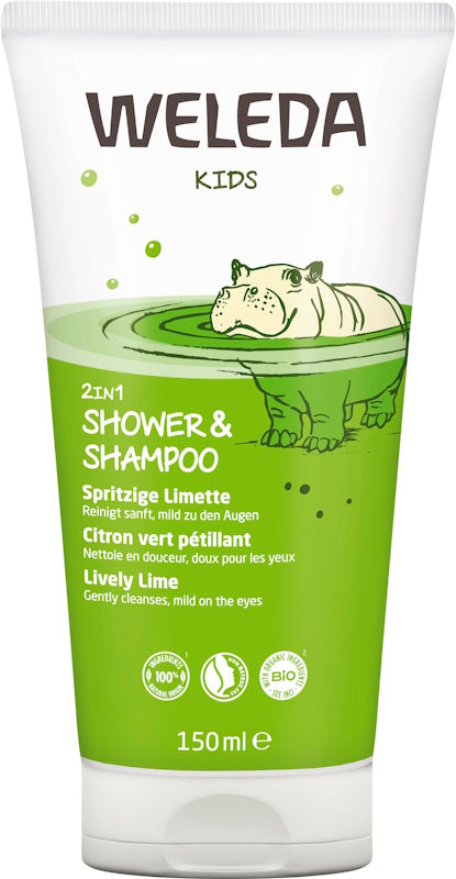 WELEDA Kids 2in1 Shower & Shampoo Lime