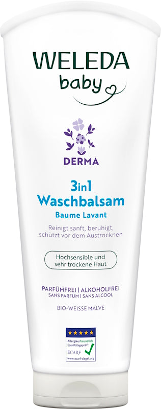 WELEDA Derma 3in1 Waschbalsam Weisse Malve
