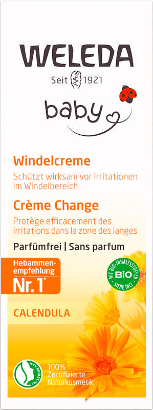 WELEDA Calendula baby nappy cream fragrance-free