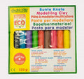 ÖKONORM Bunte Knete 220g, 10 Farben
