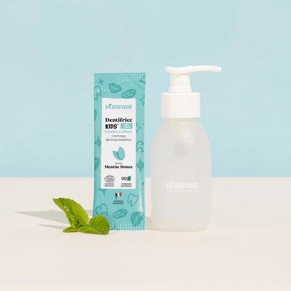 Kit découverte Dentifrice menthe douce Kids en poudre à diluer 8 g