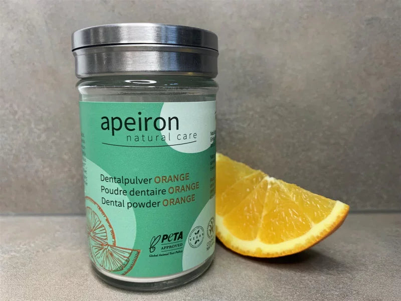 Apeiron - Poudre Dentaire Orange - Rafraîchissez Votre Sourire 🧡✨