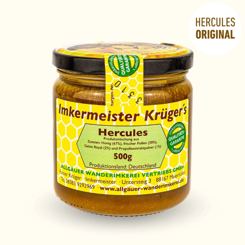 Imkermeister Krüger Honey with Fresh Pollen, Royal Jelly, Propolis - 500g
