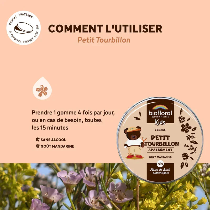 Gommes Fleurs de Bach ''Petit Tourbillon''