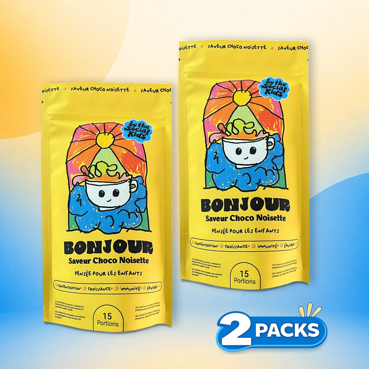 Bonjour Kids Chocolate Hazelnut Flavor DUO