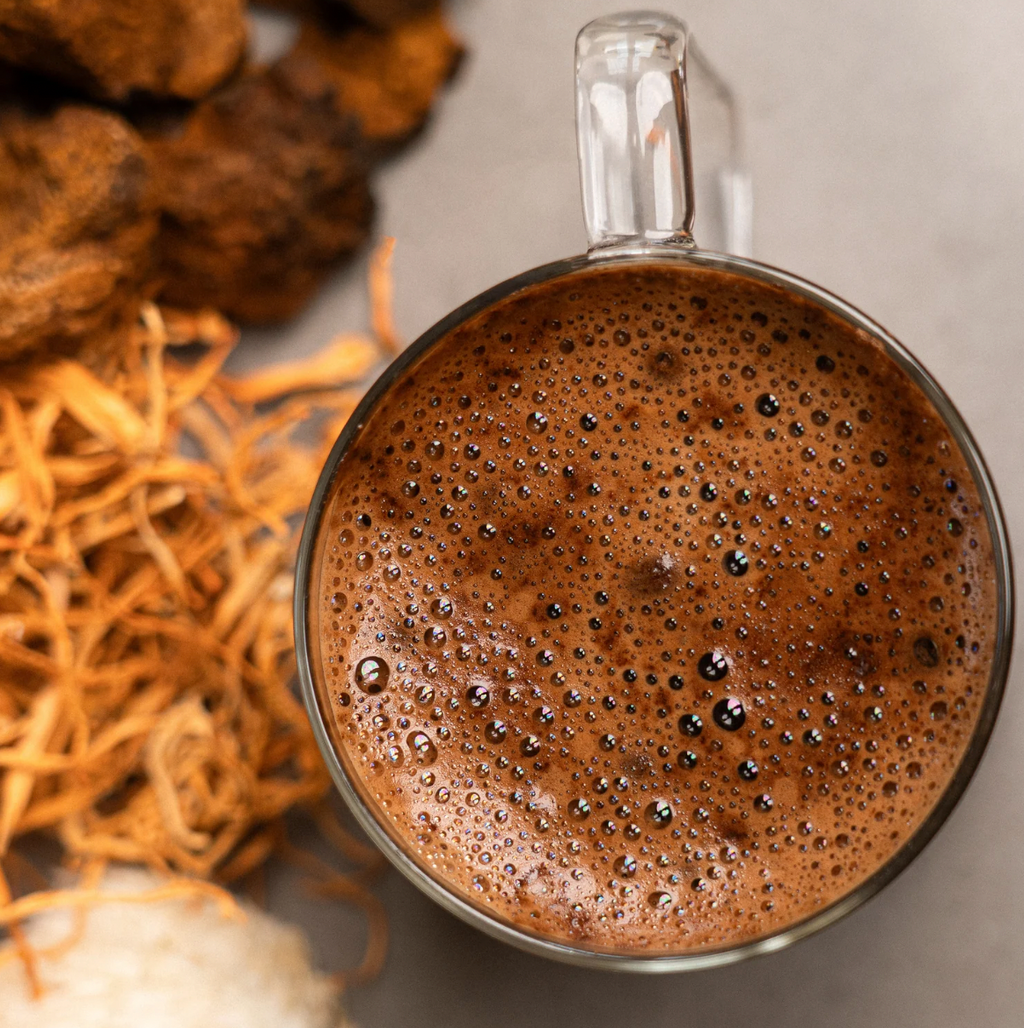 Bonjour Cacao Flavor – Rich Mushroom Cacao Drink (Caffeine-Free)