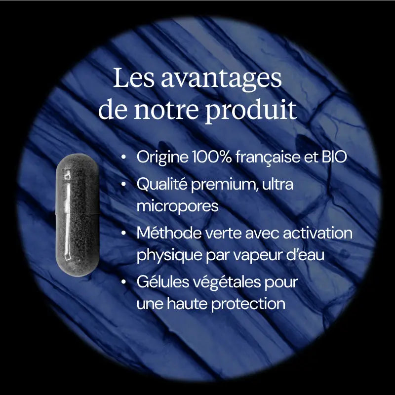 Charbon Actif Végétal Bio