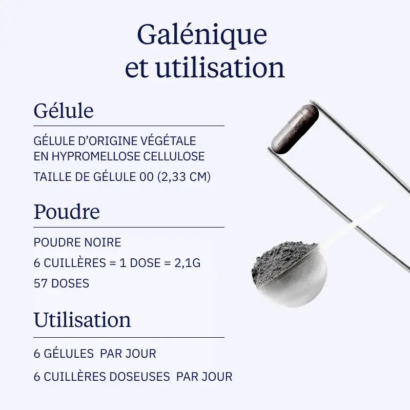 Charbon Actif Végétal Bio