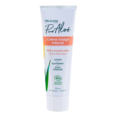 Crčme visage intense 63% aloe et équitable, Pur'Aloé, 50ml*