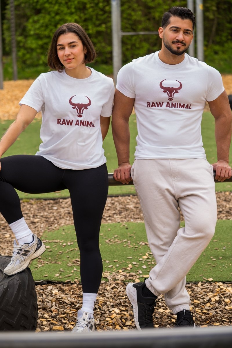 T-shirt Raw Animal – Blanc Classique