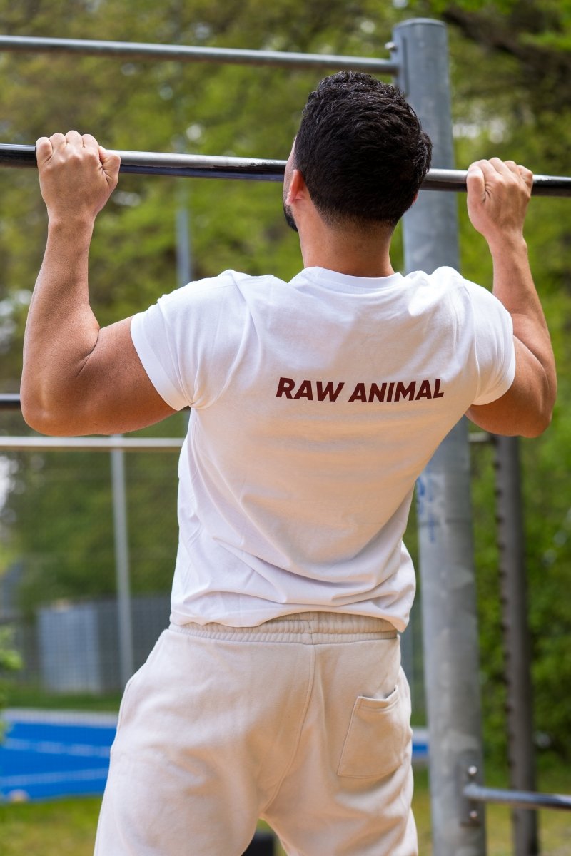 T-shirt Raw Animal – Blanc Classique