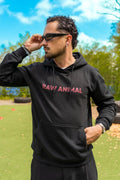 Sweat à capuche Raw Animal – Noir