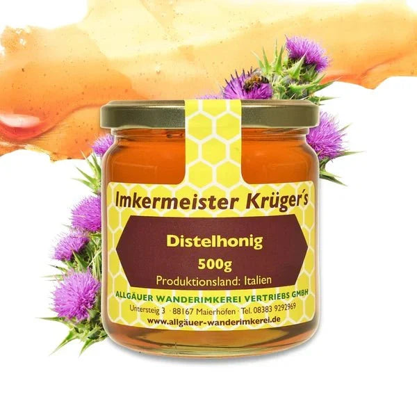 Beekeeper Krüger Thistle Honey – 500 g
