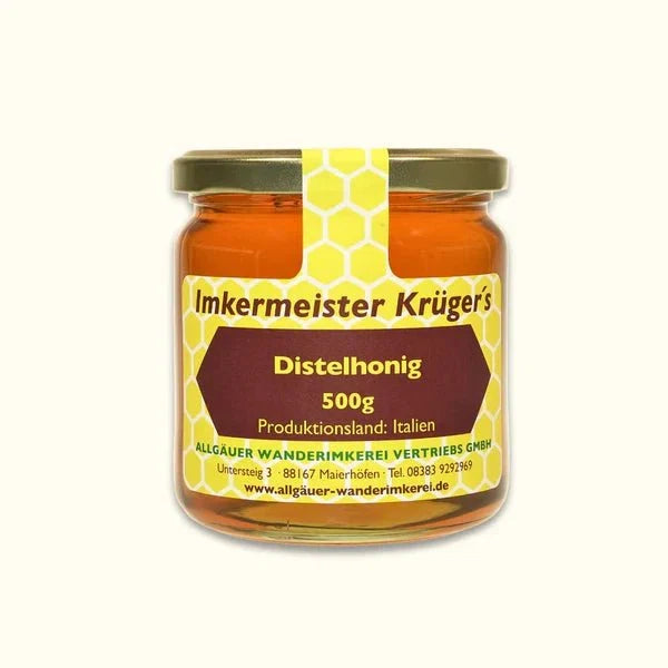 Beekeeper Krüger Thistle Honey – 500 g