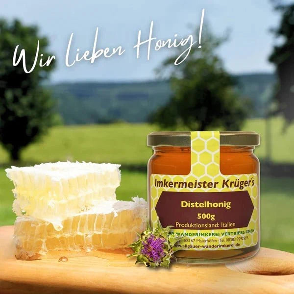 Beekeeper Krüger Thistle Honey – 500 g