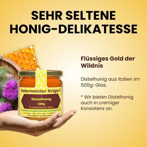 Beekeeper Krüger Thistle Honey – 500 g