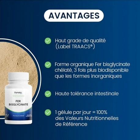 DYNVEO Iron Bisglycinate 60 Capsules