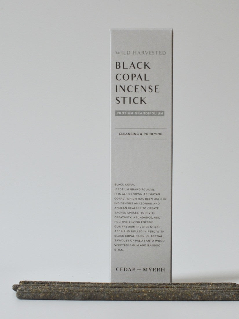 Encens Copal Noir Roulé à la Main
