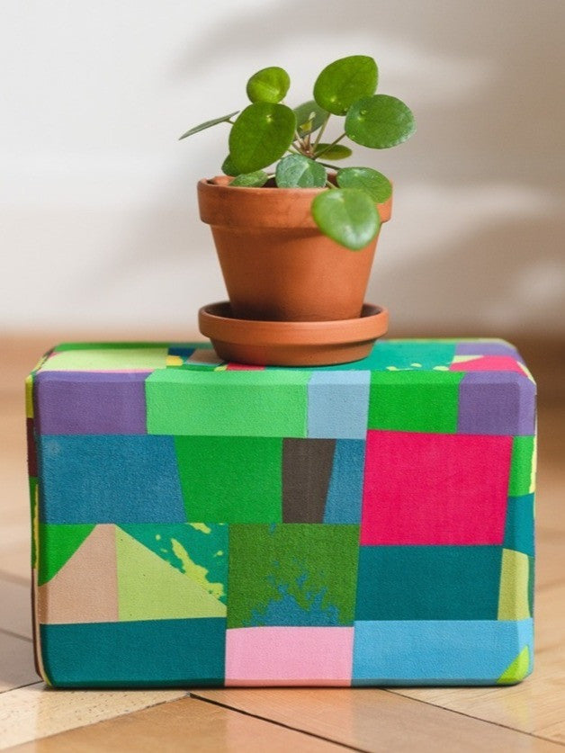 Bloc de yoga recyclé Jungle