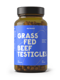 Testicules de bœuf nourri à l'herbe biologiques déshydratés (testicules de taureau) en capsules pratiques