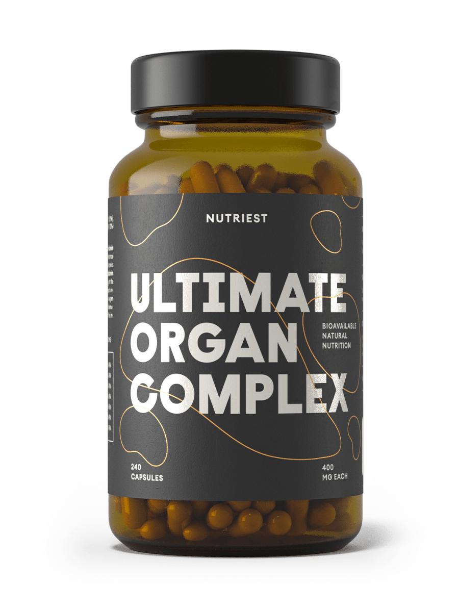 Getrockneter Bio Weiderind Ultimate Organ-Komplex in Kapseln