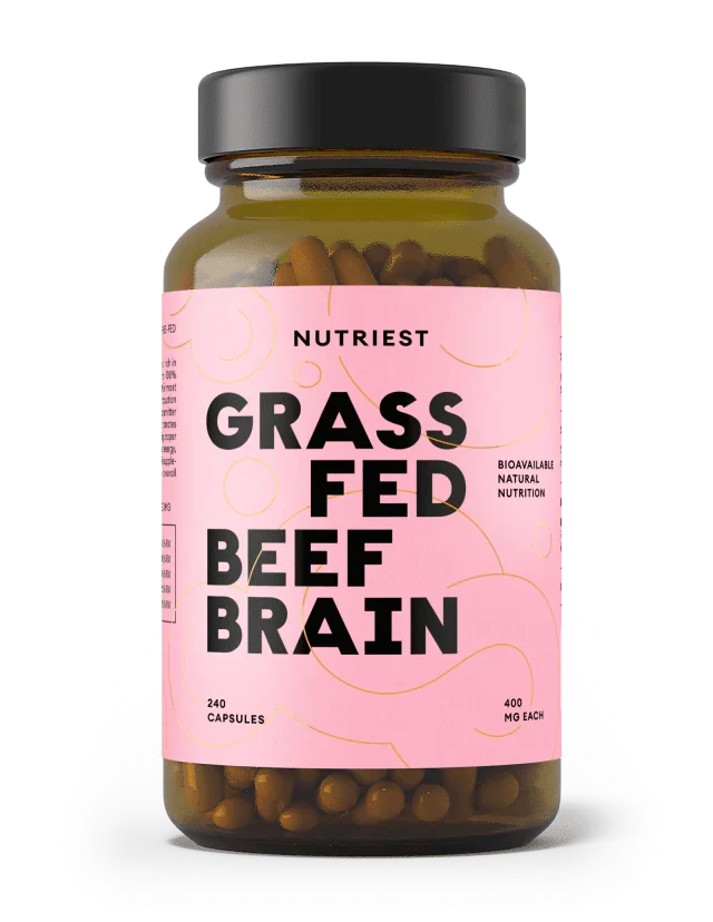 Grass-Fed Beef Brain Capsules (Dried)
