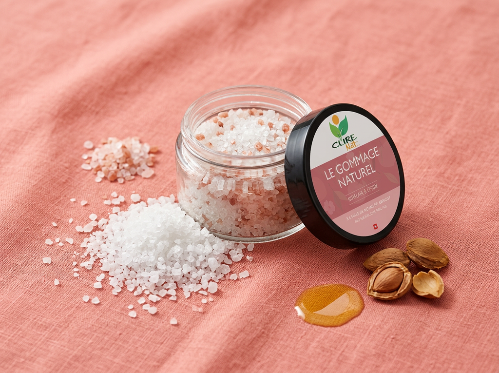 Himalayan Salt and Apricot Kernel Scrub