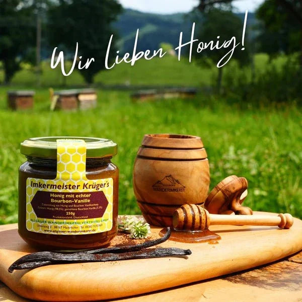 Beekeeper Krüger Honey with Real Bourbon Vanilla – 250 g