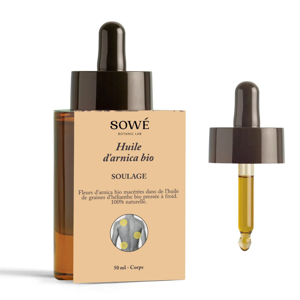Huile d'arnica BIO pressé à froid - soin corps