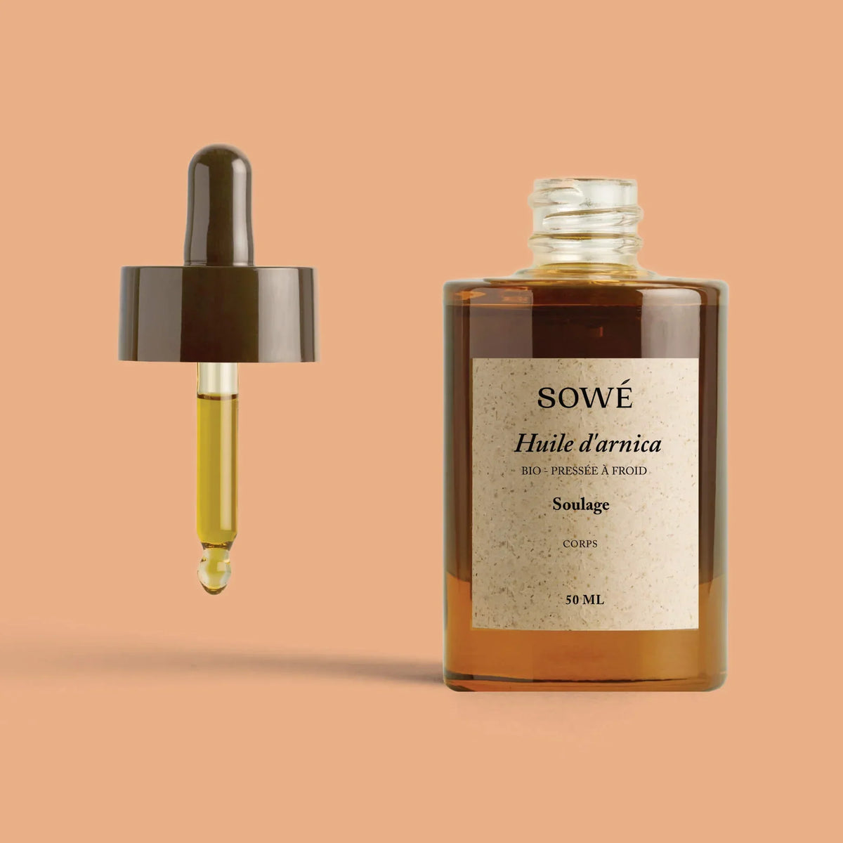 Huile d'arnica BIO pressé à froid - soin corps