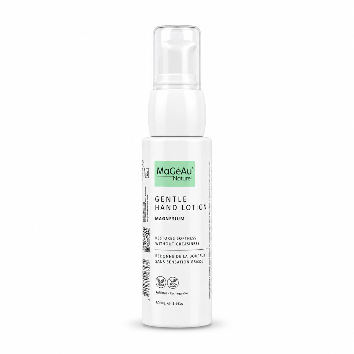Lotion hydratante au magnésium pour peaux sèches et sensibles