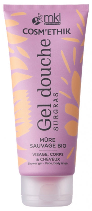 MKL Green Nature Cosm'Ethik Surgras Shower Gel Wild Blackberry Organic 200ml