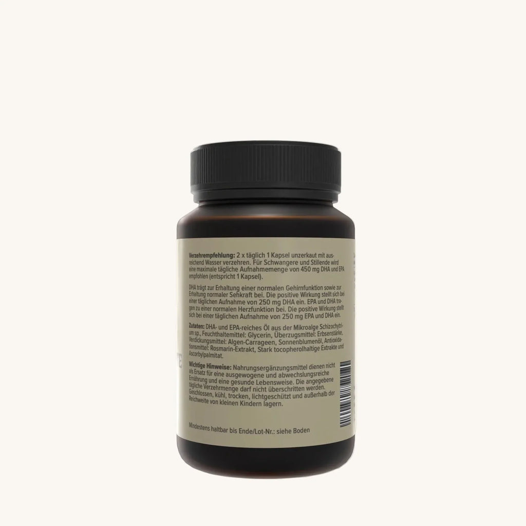 Omega-3 Algenöl Forte Kapseln – 60 Stück