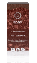 KHADI Pflanzenhaarfarbe Mittelbraun