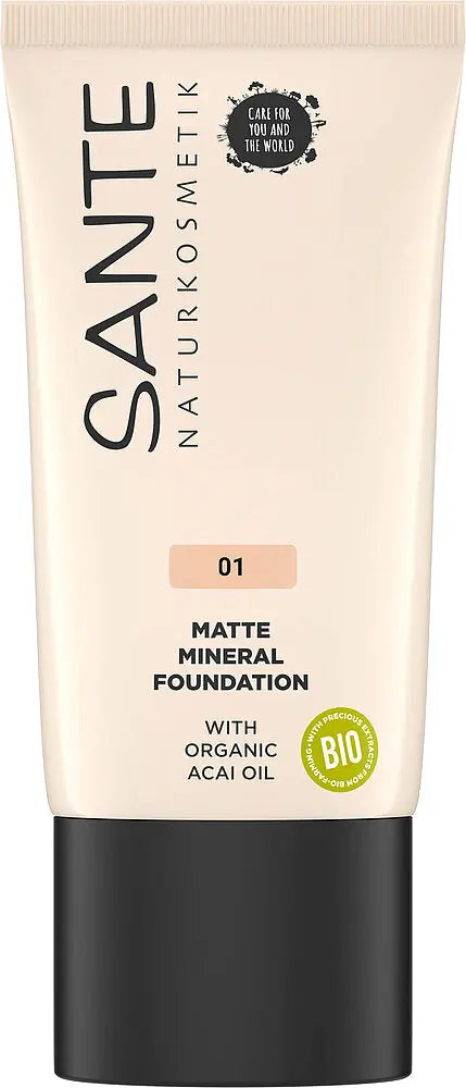 Sante - Matte Mineral Foundation 01 - High Coverage for Natural Beauty 🌿✨