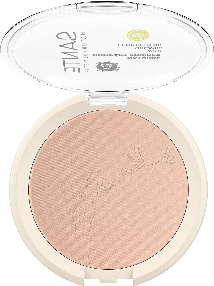 Sante - Poudre Compacte Naturelle 01 - Végane & Sans Gluten 🌿✨